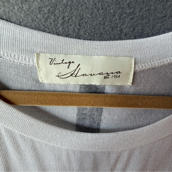 Vintage Havana long sleeve Black and White Top Small Peace Hippie boho - Picture 4 of 6